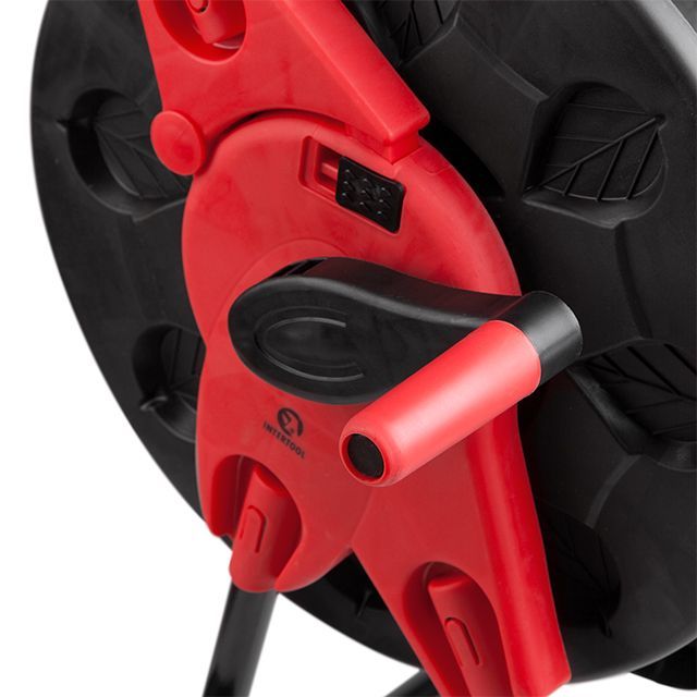 Катушка на колесах для шланга 1/2", 60 м, PP, steel, ABS INTERTOOL GE-3001