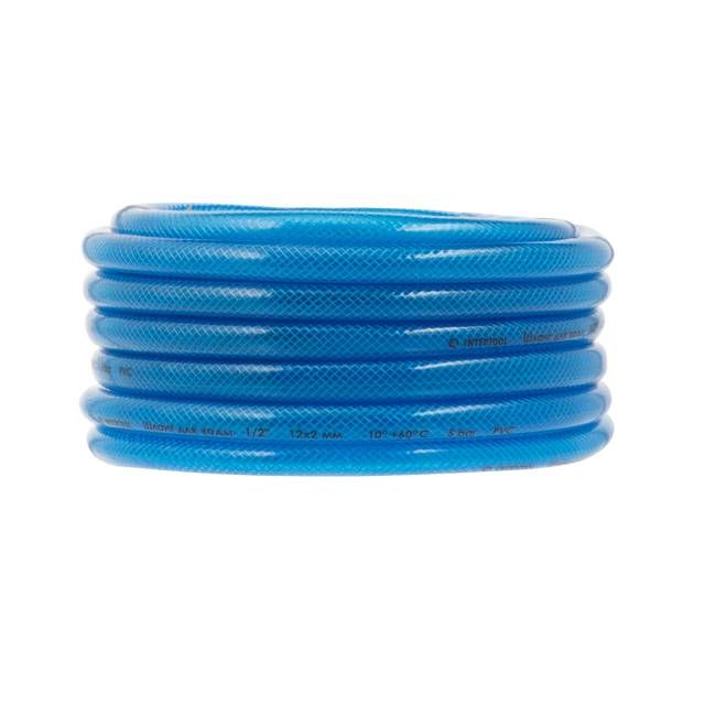 Шланг для воды 3-х слойный 1/2", 10 м, армированный, PVC INTERTOOL GE-4051