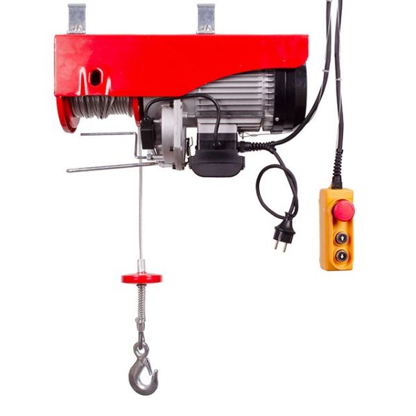 Лебедка электрическая 220/230В, 1600Вт, 500/999кг, трос 5.6мм*12м INTERTOOL GT1483 Лебедка электрическая 220/230В, 1600Вт, 500/999кг, трос 5.6мм*12м INTERTOOL GT1483