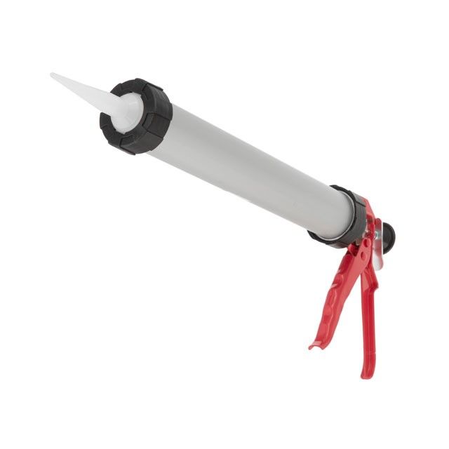 Пистолет для выдавливания силикона 600 мл INTERTOOL HT-0026