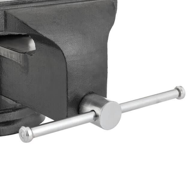 Тиски слесарные поворотные 200 мм усиленные INTERTOOL HT-0084