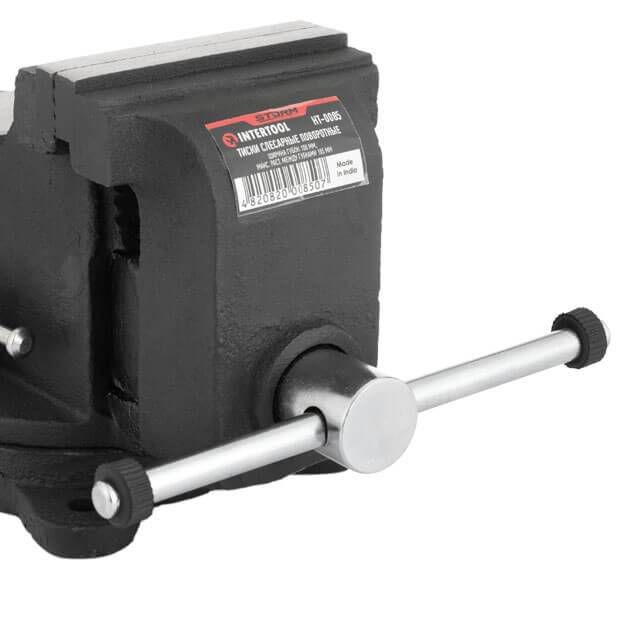 Тиски слесарные поворотные 100 мм STORM INTERTOOL HT-0085