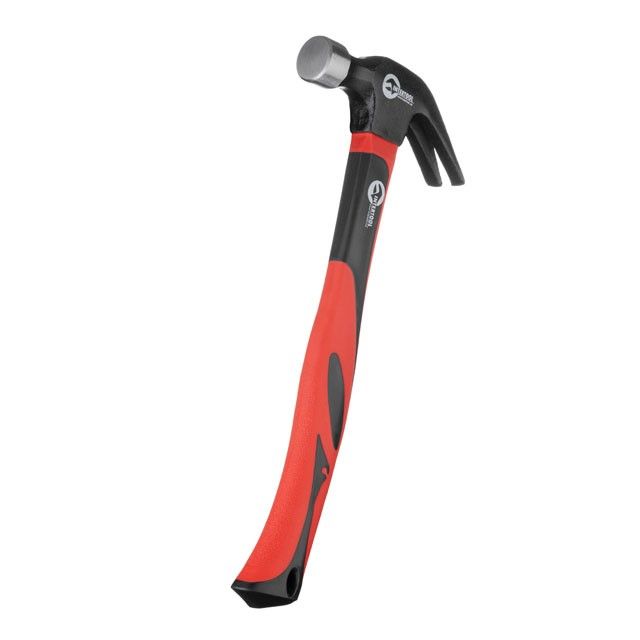 Молоток столярный 450 г, ручка из фибергласса INTERTOOL HT-0223