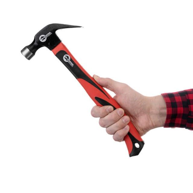Молоток столярный 450 г, ручка из фибергласса INTERTOOL HT-0223