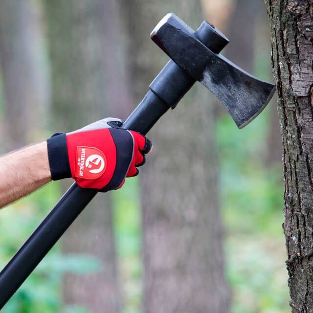Колун кованый 2500 г, ручка из фибергласса INTERTOOL HT-0273