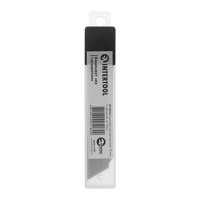 Комплект лезвий сегментных 18 мм, 10 ед. INTERTOOL HT-0518