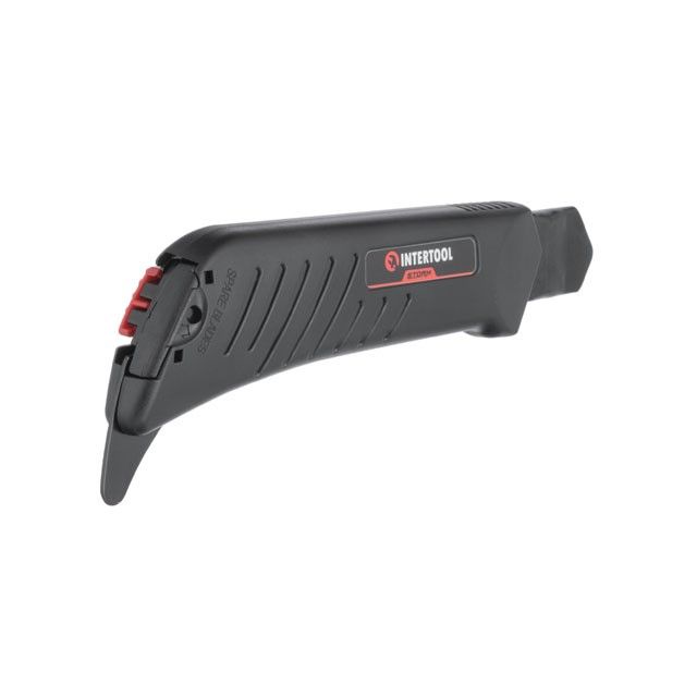 Нож сегментный 18 мм, для линолеума, металлическая направляющая, STORM INTERTOOL HT-0538