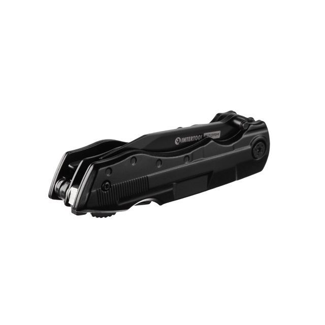 Мультиинструмент STORM 8 в 1 с чехлом, Blackstone INTERTOOL HT-0545