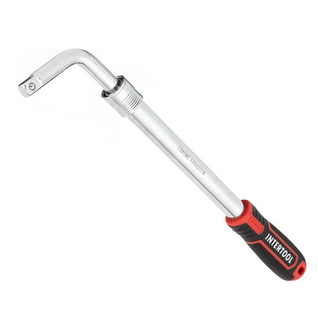 Ключ баллонный телескопический 1/2", STORM, Cr-V INTERTOOL HT-1599