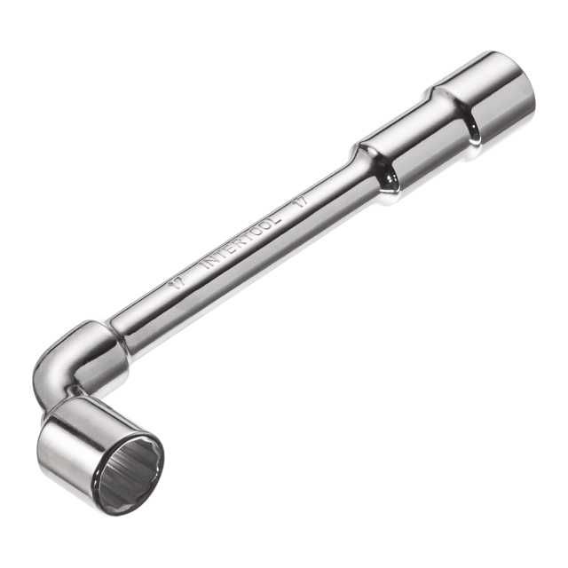 Ключ торцовый с отверстием L-образный 17мм INTERTOOL HT-1617