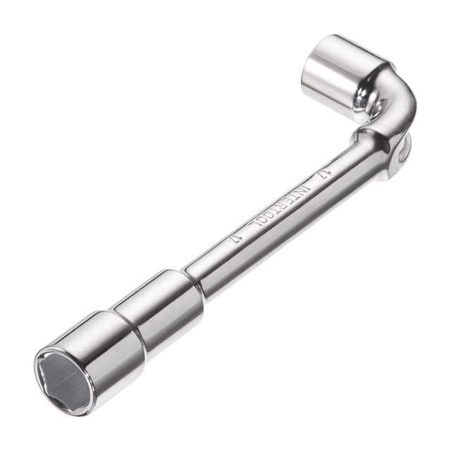 Ключ торцовый с отверстием L-образный 17мм INTERTOOL HT-1617
