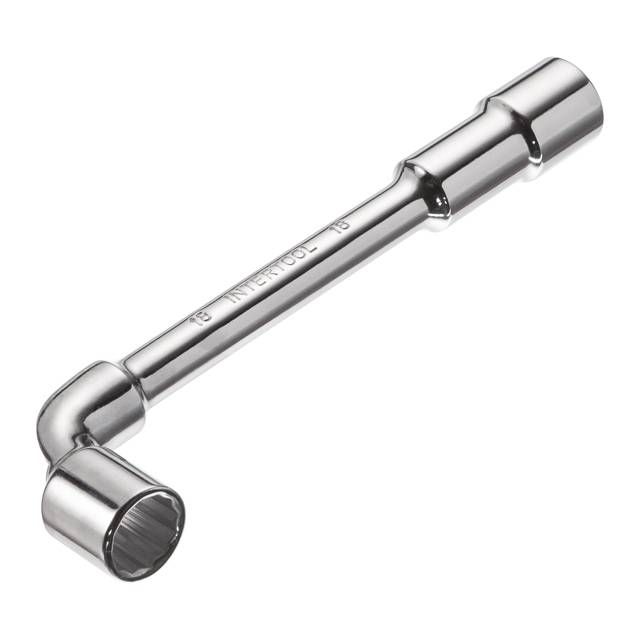 Ключ торцовый с отверстием L-образный 18мм INTERTOOL HT-1618