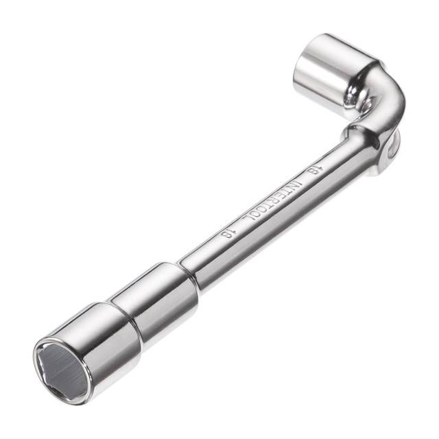 Ключ торцовый с отверстием L-образный 18мм INTERTOOL HT-1618
