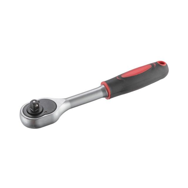 Рукоятка с храповым механизмом 1/4", 24 зуба, Cr-V INTERTOOL HT-2104