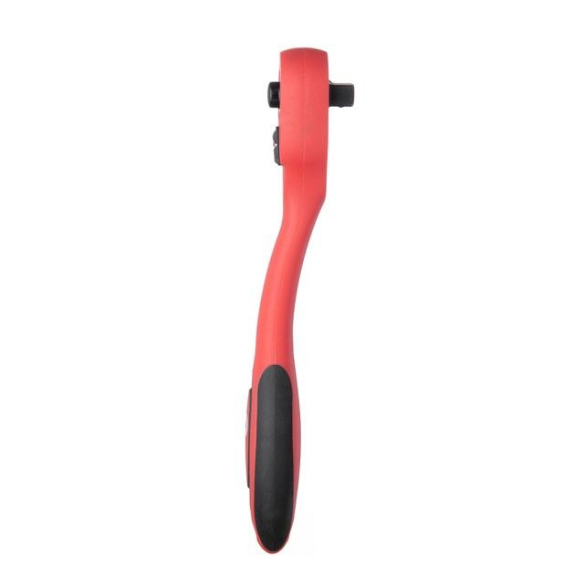 Рукоятка с храповым механизмом изогнутая 1/4", 72 зуба, Cr-V, PROF INTERTOOL HT-2107