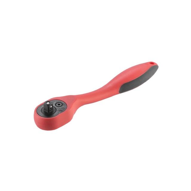 Рукоятка с храповым механизмом изогнутая 1/4", 72 зуба, Cr-V, PROF INTERTOOL HT-2107
