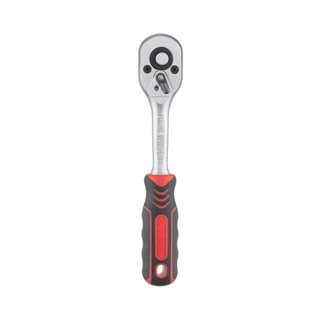 Рукоятка с храповым механизмом 1/4", 45 зубов, Cr-V INTERTOOL HT-2117