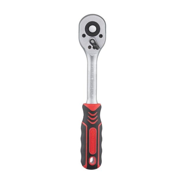 Рукоятка с храповым механизмом 3/8", 45 зубов, Cr-V INTERTOOL HT-2118