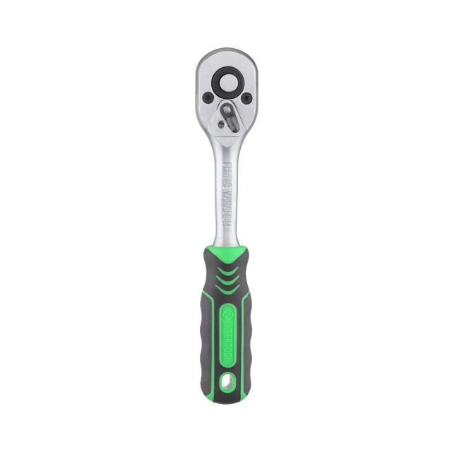 Рукоятка с храповым механизмом 1/4", 72 зуба, Cr-V INTERTOOL HT-2124