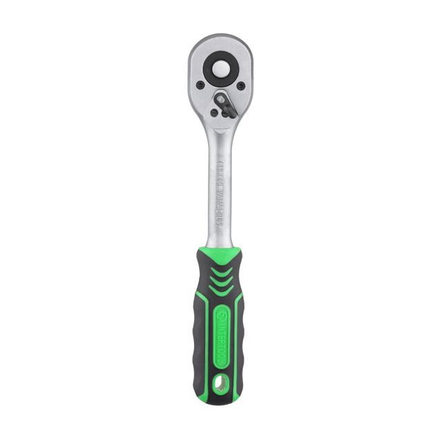 Рукоятка с храповым механизмом на 3/8", 72 зуба, Cr-V INTERTOOL HT-2125