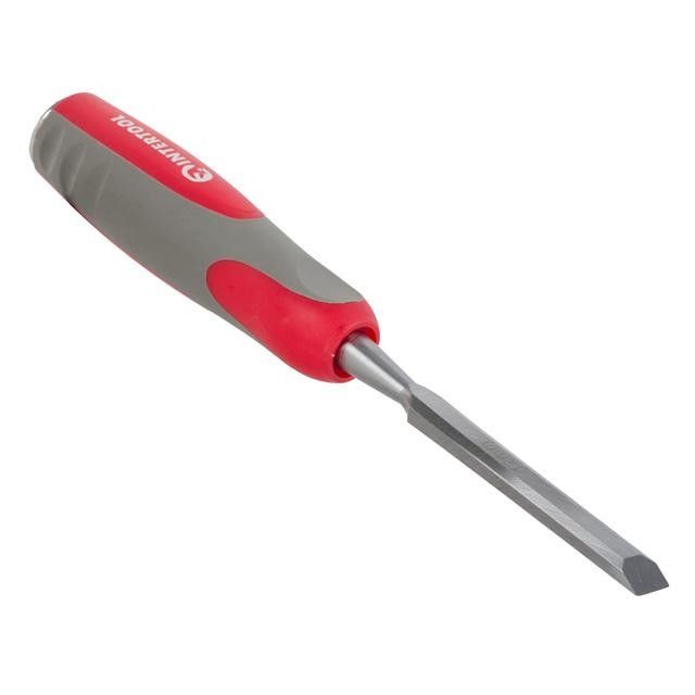 Стамеска 12 мм, Cr-V, двухкомпонентная рукоятка INTERTOOL HT-3512