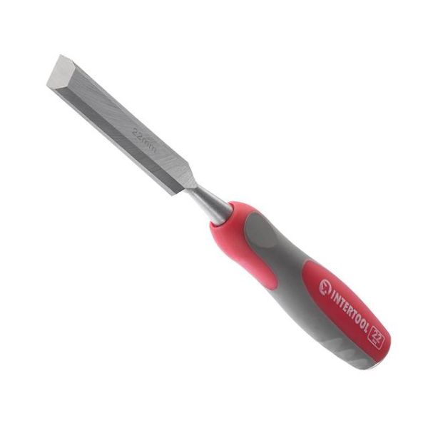 Стамеска 22мм, Cr-V, двухкомпонентная рукоятка INTERTOOL HT-3522