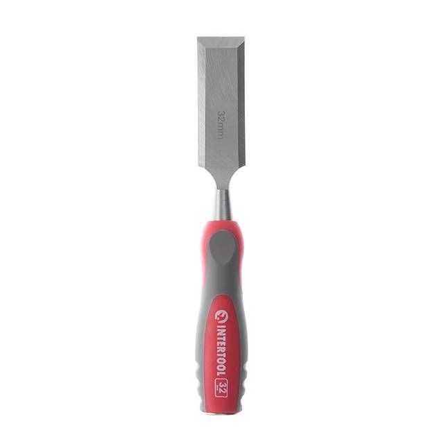 Стамеска 32 мм, Cr-V, двухкомпонентная рукоятка INTERTOOL HT-3532