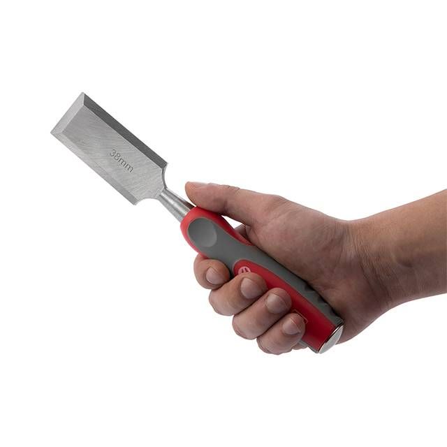 Стамеска 38 мм, Cr-V, двухкомпонентная рукоятка INTERTOOL HT-3538