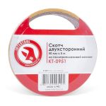 Скотч двухсторонний 50 мм*5 м на полипропиленовой основе INTERTOOL KT-0951