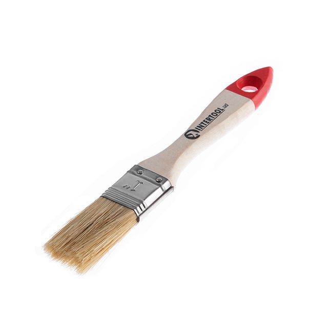 Кисть флейцевая 25*10*42 мм INTERTOOL KT-1225