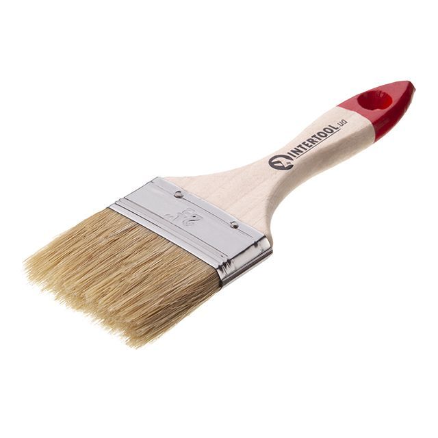 Кисть флейцевая 63*10*46 мм INTERTOOL KT-1263