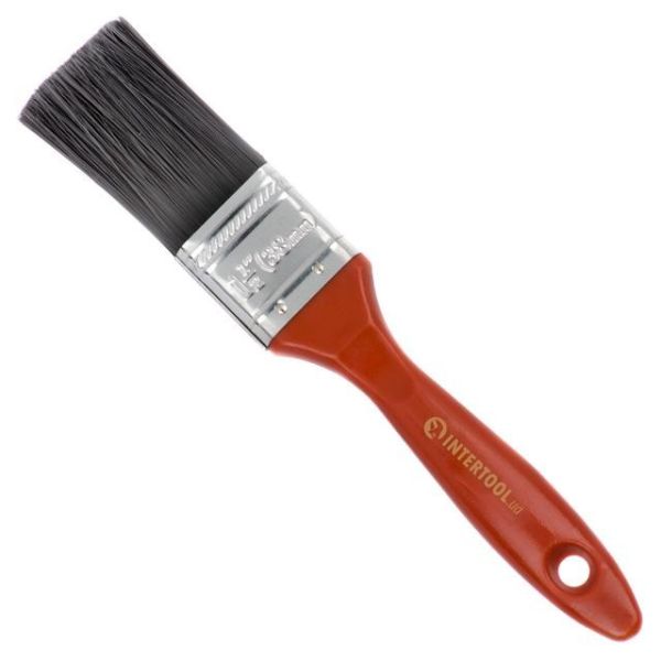 Кисть флейцевая "Лакра", 38*14*57 мм, пластиковая ручка INTERTOOL KT-1436