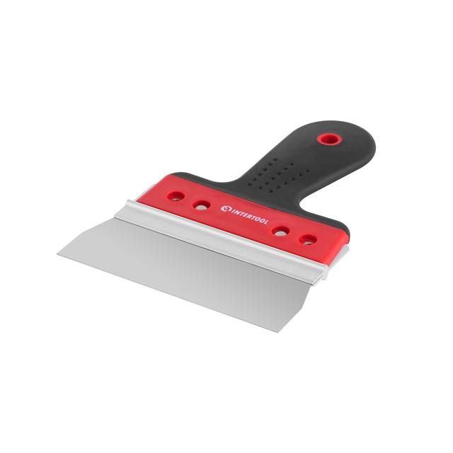 Шпатель из нержавеющей стали 150 мм, проф INTERTOOL KT-2675