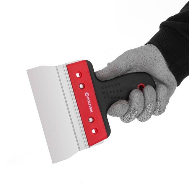 Шпатель из нержавеющей стали 150 мм, проф INTERTOOL KT-2675