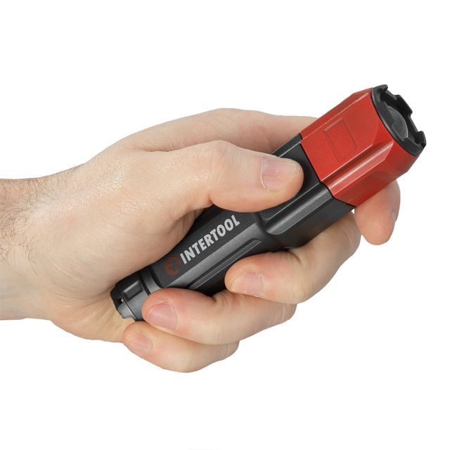 Фонарь ручной мини, 4 режима INTERTOOL LB-0120