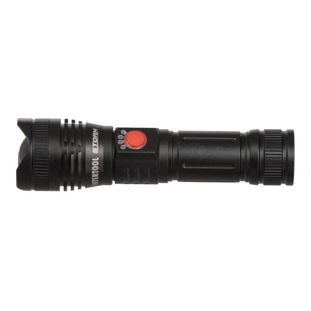 Фонарь ручной 1200 Лм, 3 режима, Alu, STORM INTERTOOL LB-0130