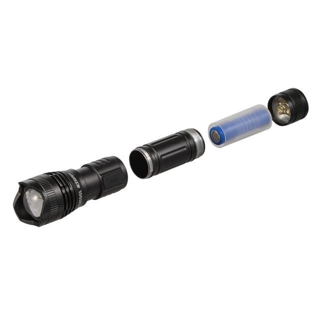 Фонарь ручной 1200 Лм, 3 режима, Alu, STORM INTERTOOL LB-0130