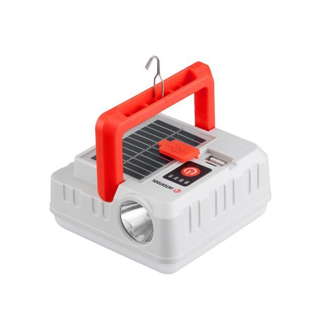 Фонарь для кемпинга, 1LED + 28SMD, PowerBank INTERTOOL LB-0216