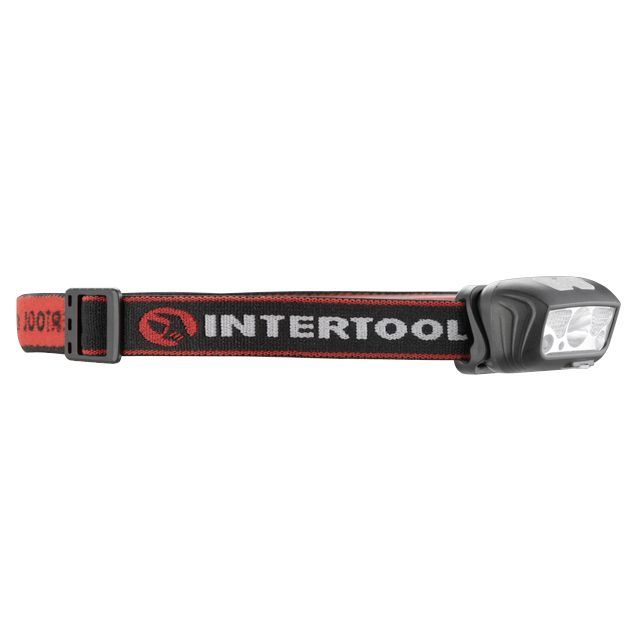 Фонарь налобный аккумуляторный, 6 режимов работы, сенсор, STORM INTERTOOL LB-0310