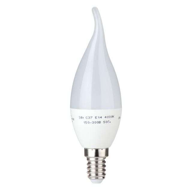 Светодиодная лампа LED 3 Вт, E14, 220 В, гарантия 3 года INTERTOOL LL-0161