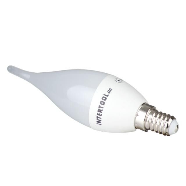 Светодиодная лампа LED 3 Вт, E14, 220 В, гарантия 3 года INTERTOOL LL-0161