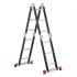 Лестница мультифункциональная трансформер 4х3 ступени, стальной профиль, 3380мм, 150 кг INTERTOOL LT-0023