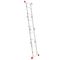 Лестница алюминиевая мультифункциональная трансформер 4*2 ступ. 2.38м INTERTOOL LT-0028