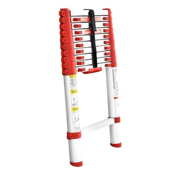 Лестница алюминиевая телескопическая 10 ступ., 3,18 м INTERTOOL LT-3032