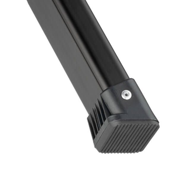 Стремянка алюминиевая "Black Slim", 2 ступени, высота верхней ступени 456 мм, 150 кг STORM INTERTOOL LT-5002