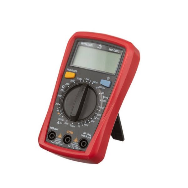 Мультиметр цифровой CAT II-300 В/ CAT I-600 В INTERTOOL MD-0001