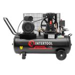 Компрессор 50 л, 1.8 кВт, 220 В, 10 атм, 250 л/мин INTERTOOL PT-0011
