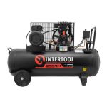 Компрессор 100 л, 1.8 кВт, 220 В, 10 атм, 250 л/мин INTERTOOL PT-0012