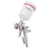 Краскопульт пневматический HVLP II профессиональный, форсунка 1,4 мм, верхний пластиковый бачок 600 мл,  2 бар INTERTOOL PT-0100