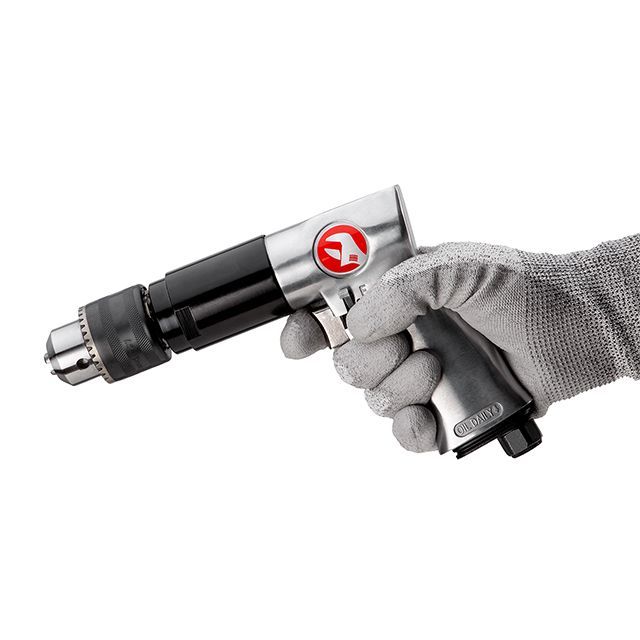 Дрель пневматическая с реверсом патрон 1,5-13 мм, 1/2" INTERTOOL PT-0901